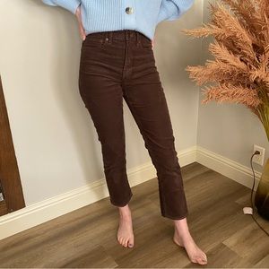 Gap Slim-fit Cropped High Rise Cords